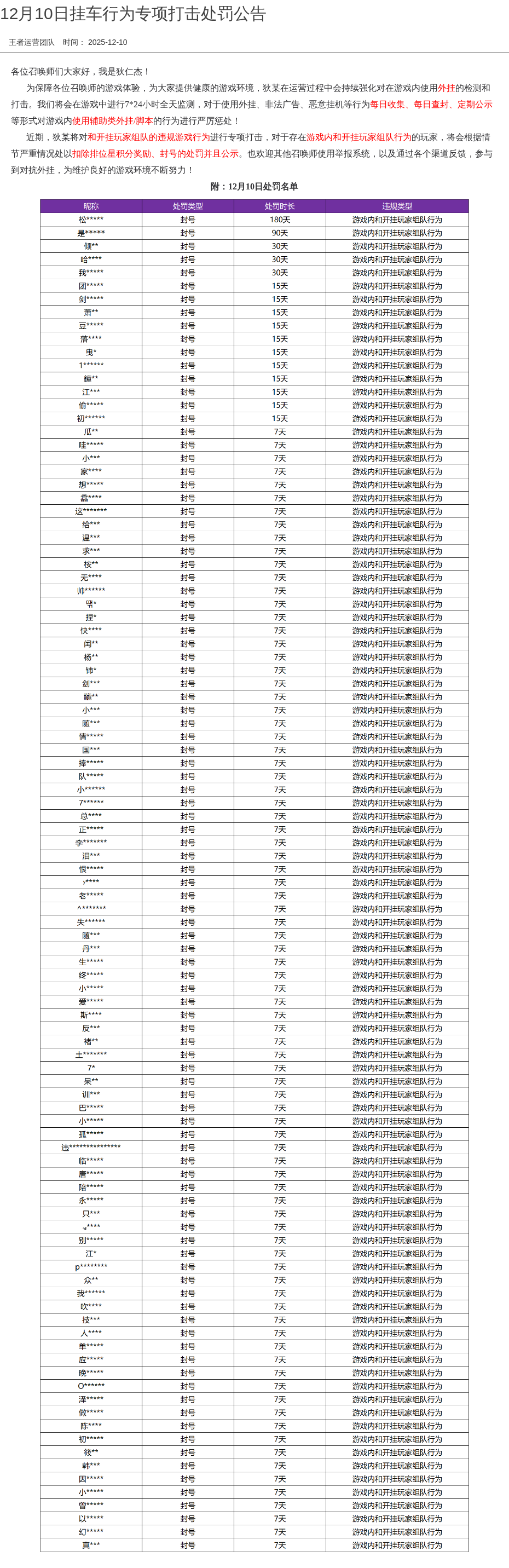 12月10日挂车行为专项打击处罚公告